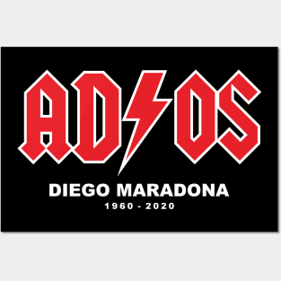 ADIOS DIEGO MARADONA Posters and Art